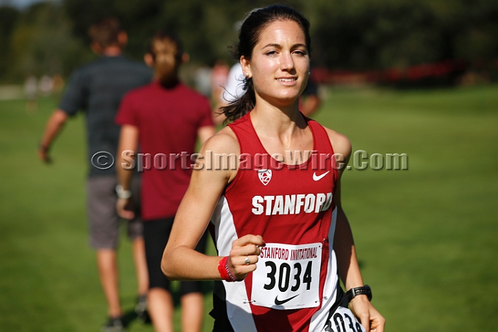 2014StanfordCollWomen-030.JPG - College race at the 2014 Stanford Cross Country Invitational, September 27, Stanford Golf Course, Stanford, California.
